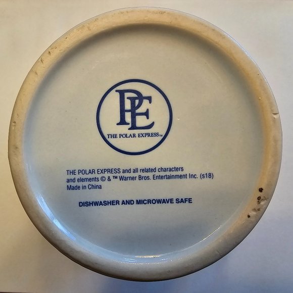 Warner Bros. The Polar Express Embossed (s18) Believe Coffee Cup Mug - Picture 5 of 5